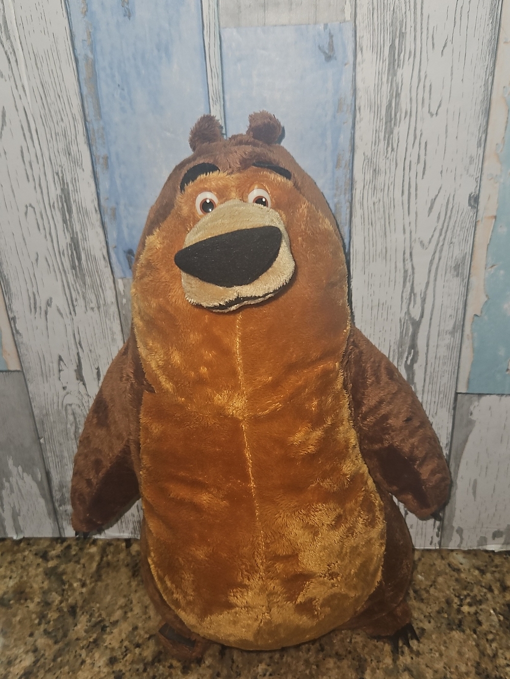 Rare 2006 NAMCO Open Season Boog Bear Plush By Animaland
